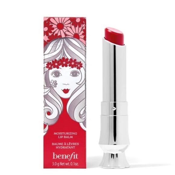 Benefit Moisturizing Lip Balm In 22 Ruby 0.1 Oz. NIB - Picture 1 of 2